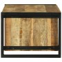 Mesa de Café 90 x 50 x 38 cm Madera maciza de mango rugosa