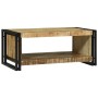 Mesa de Café 90 x 50 x 38 cm Madera maciza de mango rugosa
