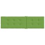 Cojín para tumbona tela verde melange (75+105) x 50 x 4 cm