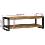 Mesa de Café Marrón 120 x 50 x 38 cm madera maciza de mango