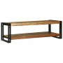 Mesa de Café Marrón 120 x 50 x 38 cm madera maciza de acacia