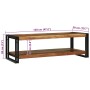 Mesa de Café Marrón 120 x 50 x 38 cm madera maciza de acacia