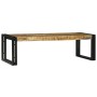 Mesa de Café 2 pcs Marrón madera maciza de mango