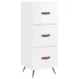 Hohes Sideboard Sperrholz glänzend weiß 34,5x34x180 cm von vidaXL, Sideboards - Ref: Foro24-3200171, Preis: 119,19 €, Rabatt: %
