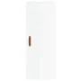 Aparador alto madera contrachapada blanco brillo 34,5x34x180 cm de vidaXL, Aparadores - Ref: Foro24-3200171, Precio: 119,17 €...