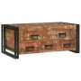 Mesa de Café Marrón 90 x 50 x 38 cm madera maciza reciclada