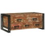 Mesa de Café Marrón 90 x 50 x 38 cm madera maciza reciclada