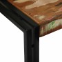 Mesas Nido 3 pcs Marrón y negro Madera maciza recuperada
