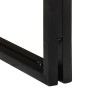 Mesas auxiliares 3 pcs Marrón y negro Madera maciza de Acacia