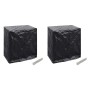 Funda muebles jardín mesa ping pong 2 uds 8 ojales 160x55x182cm by vidaXL, Garden furniture covers - Ref: Foro24-279135, Pric...