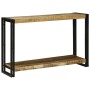 Mesa Consola 120 x 33 x 75 cm Madera maciza de mango rugosa en Mesas consola | Comprar online en Foro24