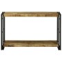 Mesa Consola 120 x 33 x 75 cm Madera maciza de mango rugosa en Mesas consola | Comprar online en Foro24