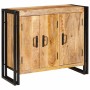 Vitrina Marrón 80 x 33 x 70 cm madera maciza de mango