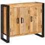 Vitrina Marrón 80 x 33 x 70 cm madera maciza de mango