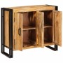 Vitrina Marrón 80 x 33 x 70 cm madera maciza de mango