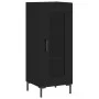Schwarzes Sperrholz-Sideboard 34,5 x 34 x 180 cm von vidaXL, Sideboards - Ref: Foro24-3200386, Preis: 105,60 €, Rabatt: %