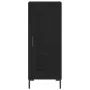 Schwarzes Sperrholz-Sideboard 34,5 x 34 x 180 cm von vidaXL, Sideboards - Ref: Foro24-3200386, Preis: 105,60 €, Rabatt: %