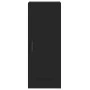 Aparador de madera contrachapada negro 34,5x34x180 cm de vidaXL, Aparadores - Ref: Foro24-3200386, Precio: 105,58 €, Descuent...