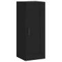 Aparador de madera contrachapada negro 34,5x34x180 cm de vidaXL, Aparadores - Ref: Foro24-3200386, Precio: 105,58 €, Descuent...