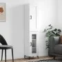 Hohes Sideboard Sperrholz glänzend weiß 34,5x34x180 cm von vidaXL, Sideboards - Ref: Foro24-3200387, Preis: 110,15 €, Rabatt: %