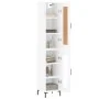 Hohes Sideboard Sperrholz glänzend weiß 34,5x34x180 cm von vidaXL, Sideboards - Ref: Foro24-3200387, Preis: 110,15 €, Rabatt: %