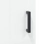 Aparador alto madera contrachapada blanco brillo 34,5x34x180 cm de vidaXL, Aparadores - Ref: Foro24-3200387, Precio: 111,40 €