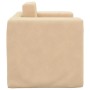 Sofá cama infantil felpa suave color crema