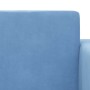 Sofá cama infantil felpa suave azul
