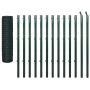 Euro-Zaun-Set, grüner Stahl, 25 x 1,7 m von vidaXL, Zaunpaneele - Ref: Foro24-142402, Preis: 259,61 €, Rabatt: %