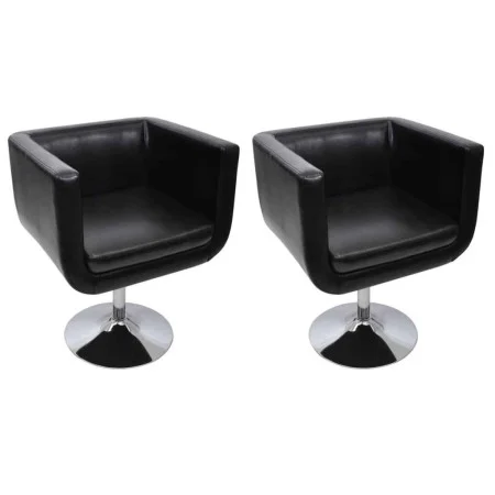 Barhocker 2 Einheiten aus schwarzem Kunstleder von vidaXL, Sessel - Ref: Foro24-160440, Preis: 317,61 €, Rabatt: %
