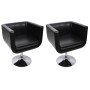 Bar stool 2 units black artificial leather by vidaXL, Armchairs - Ref: Foro24-160440, Price: 309,72 €, Discount: %