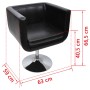 Bar stool 2 units black artificial leather by vidaXL, Armchairs - Ref: Foro24-160440, Price: 309,72 €, Discount: %