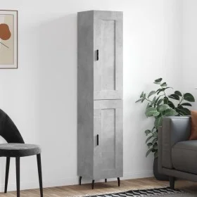 Gray concrete plywood sideboard 34.5x34x180 cm by vidaXL, Sideboards - Ref: Foro24-3200469, Price: 100,74 €, Discount: %