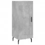 Aparador de madera contrachapada gris hormigón 34,5x34x180 cm de vidaXL, Aparadores - Ref: Foro24-3200469, Precio: 100,73 €, ...