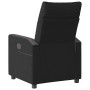 Sillón reclinable de tela negro