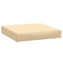 Cojines para sofá de palets 2 uds tela beige melange