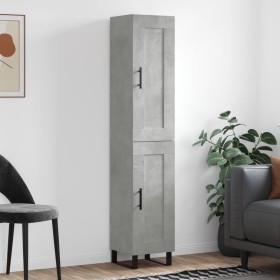 Betongraues Sperrholz-Sideboard 34,5 x 34 x 180 cm von vidaXL, Sideboards - Ref: Foro24-3200477, Preis: 103,10 €, Rabatt: %