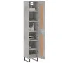 Aparador de madera contrachapada gris hormigón 34,5x34x180 cm de vidaXL, Aparadores - Ref: Foro24-3200477, Precio: 101,72 €, ...