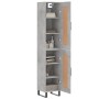 Betongraues Sperrholz-Sideboard 34,5 x 34 x 180 cm von vidaXL, Sideboards - Ref: Foro24-3200477, Preis: 103,10 €, Rabatt: %