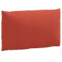 Cojines para sofá de palets 2 uds tela rojo melange