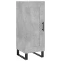 Aparador de madera contrachapada gris hormigón 34,5x34x180 cm de vidaXL, Aparadores - Ref: Foro24-3200477, Precio: 101,72 €, ...