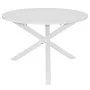White MDF dining table 120x75 cm by vidaXL, Kitchen and dining tables - Ref: Foro24-247632, Price: 242,36 €, Discount: %