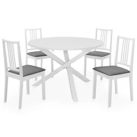 Dining room furniture set 5 pieces white MDF by vidaXL, Furniture sets for kitchens and dining rooms - Ref: Foro24-276403, Pr...