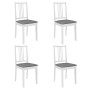 Esszimmermöbel-Set 5-teilig aus weißem MDF von vidaXL, Möbelsets für Küchen und Esszimmer - Ref: Foro24-276403, Preis: 472,11...