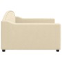 Schlafsofa aus cremefarbenem Stoff, 100 x 200 cm von vidaXL, Betten und Lattenroste - Ref: Foro24-354192, Preis: 199,64 €, Ra...