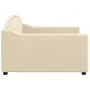 Sofá cama tela color crema 100x200 cm de vidaXL, Camas y somieres - Ref: Foro24-354192, Precio: 196,69 €, Descuento: %