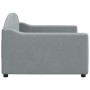 Sofá cama tela gris claro 90x190 cm de vidaXL, Camas y somieres - Ref: Foro24-354193, Precio: 185,99 €, Descuento: %