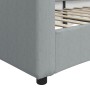 Sofá cama tela gris claro 90x190 cm de vidaXL, Camas y somieres - Ref: Foro24-354193, Precio: 185,99 €, Descuento: %