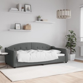 Dunkelgraues Schlafsofa aus Stoff, 90 x 190 cm von vidaXL, Betten und Lattenroste - Ref: Foro24-354194, Preis: 183,76 €, Raba...