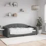 Sofá cama tela gris oscuro 90x190 cm de vidaXL, Camas y somieres - Ref: Foro24-354194, Precio: 180,99 €, Descuento: %